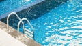 Sunshine on the swimming pool Royalty Free Stock Photo