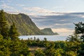 Sunshine view from the Bic national park Canada, Quebec, Gaspesie Royalty Free Stock Photo