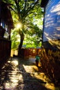 Sunshines of The ancient town of Lijiang