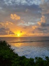 Sunset tanahlot bali island pandemi