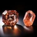 The sunstone gem is a fiery beauty, displaying warm shades of orange and gold