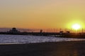 Suntset at St Kilda Pier