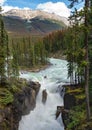 Sunwapta Falls, Jasper National Park, Alberta, Canada Royalty Free Stock Photo