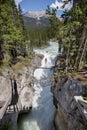 Sunwapta Falls, Jasper National park, Alberta, Canada Royalty Free Stock Photo