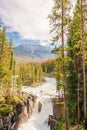 Sunwapta falls in Jasper National Park, Canada