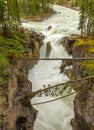 Sunwapta Falls Jasper National Park Royalty Free Stock Photo