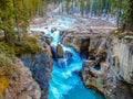 Sunwapta Falls Jasper National Park Royalty Free Stock Photo