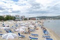 Suny beach village in Bulgaria Royalty Free Stock Photo