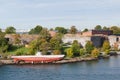 Suomenlinna fortress in Helsinki Royalty Free Stock Photo