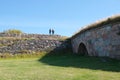 Architecture of Suomenlinna sea fortress in Helsinki, Finland