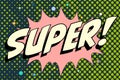 Super Abstract cartoon frame vector background. halftone pattern