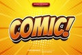 Super Big Bang Comic Bold 3D Editable text Effect Style Royalty Free Stock Photo