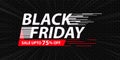 Super black friday sale banner template with dark bricks background