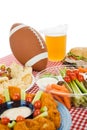 Super Bowl Party Table Royalty Free Stock Photo