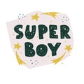 Super boy Royalty Free Stock Photo