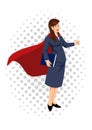 Super Businesswoman Illustration