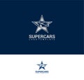 Super car logo template Royalty Free Stock Photo