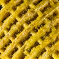 Super Close up Macro of Crispex, Chex, etc Breakfast Cereal - texture, weave, grain Royalty Free Stock Photo