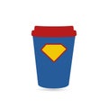 Super coffee for super hero power cup