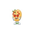 Super cute Falling in love sprouted potato tuber cartoon character Royalty Free Stock Photo