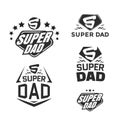 Super Dad emblems