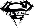 Super Dad Superdad Father day special t shirt design cap and banner design eps vector clipart