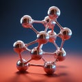 Super Detailed 3d Render Of Sodium Hydroxide Molecule Royalty Free Stock Photo