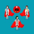 super doctor woman design