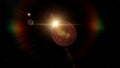 Super-earth planet, realistic exoplanet, planet suitable for colonization, earth-like planet in far space, planets background 3d r