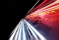 Super Fast Light Trails Royalty Free Stock Photo