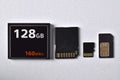 Super fast memory cards Royalty Free Stock Photo