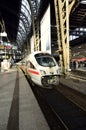 Super fast train in Hamburg train station Royalty Free Stock Photo