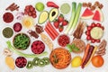 Super Food Collection for Good Health Royalty Free Stock Photo