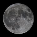 Super Full Moon December 3, 2017 Royalty Free Stock Photo