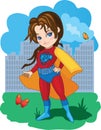 Super Girl illustration