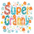 Super granny. Vector