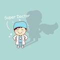 Super health cartoon tooth dentist