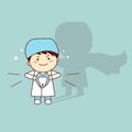 Super health cartoon tooth dentist