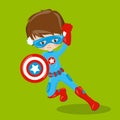 Super Hero Boy Brown Capitan A 09