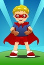 Super Hero Boy Royalty Free Stock Photo