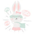 Super hero bunny