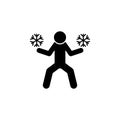 super hero freeze icon. Element of super power icon for mobile concept and web apps. Pictogram super hero freeze icon can be used