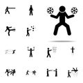 super hero freeze icon. special human powerful icons universal set for web and mobile