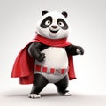 Super Hero Panda Bear: Photorealistic Animation In Unconventional Aspect Ratios