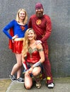 Super heroes Cosplay group.