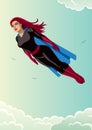 Super Heroine Flying Sky