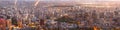 Super high resolution of a panoramic view of downtown Santiago