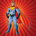 Super human man Royalty Free Stock Photo