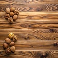 Walnut wood texture. Super long walnut planks texture background. Texture element Royalty Free Stock Photo