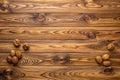 Walnut wood texture. Super long walnut planks texture background. Texture element Royalty Free Stock Photo